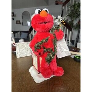 Vintage 1996 Telco Sesame Street Elmo Motion-ette Christmas Figure Tags not work
